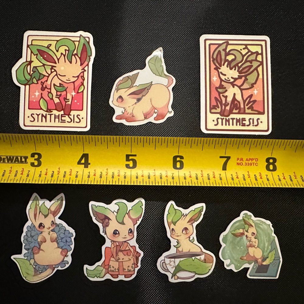Lot of 7 Pokemon Vinyl Stickers